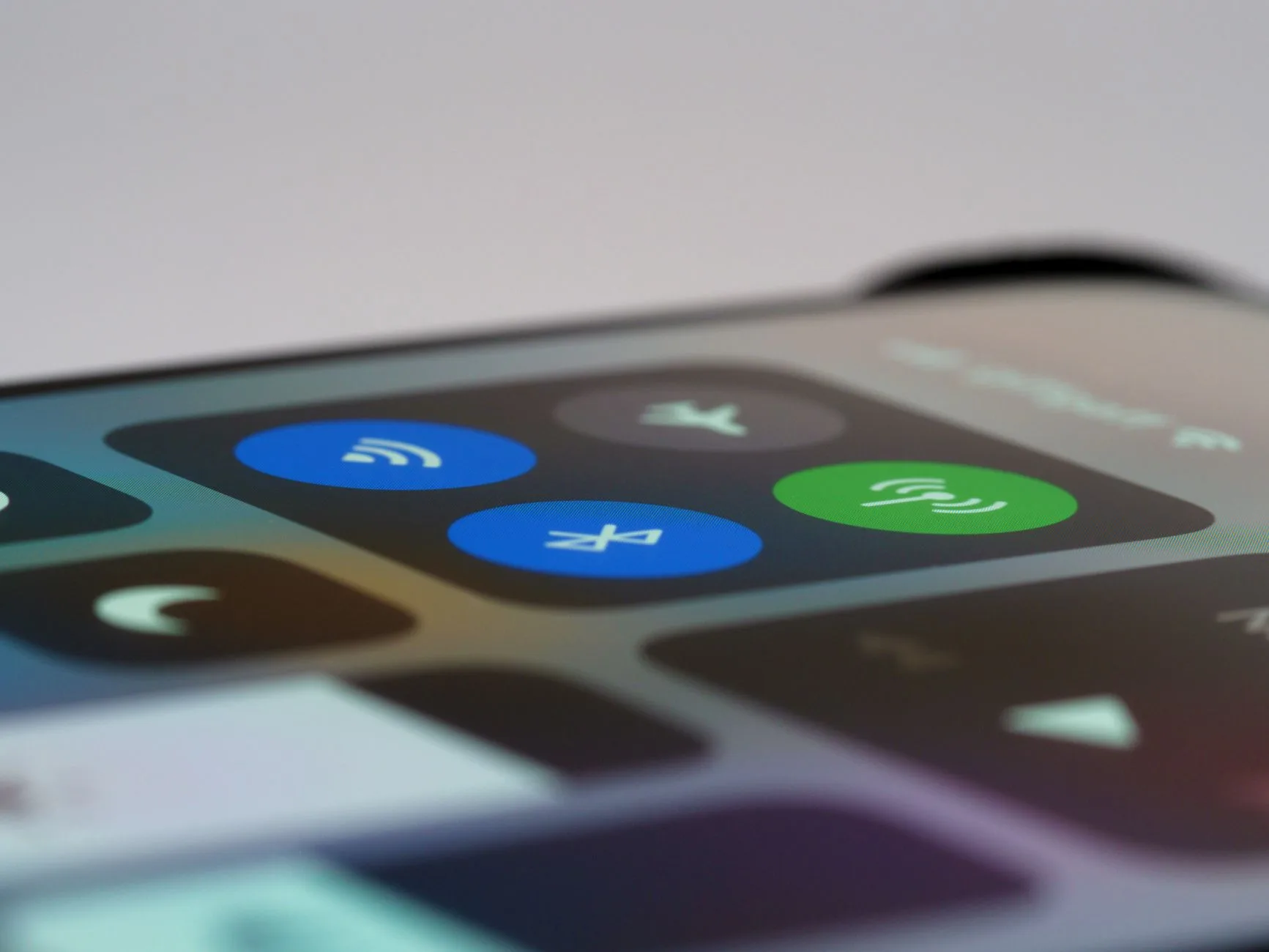 A smartphone displaying network signal strength