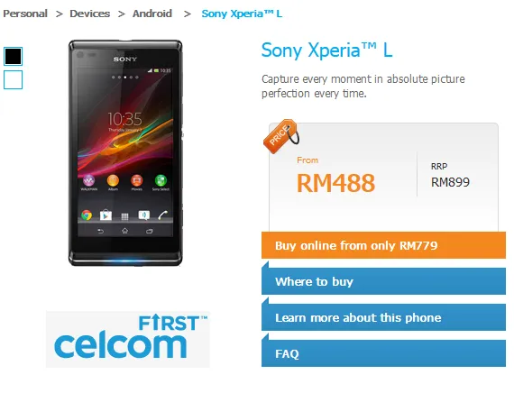 Sony Xperia L photo 3