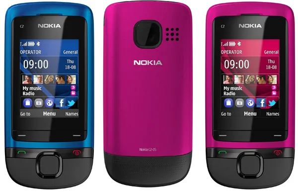 Nokia C2-05 Touch and Type