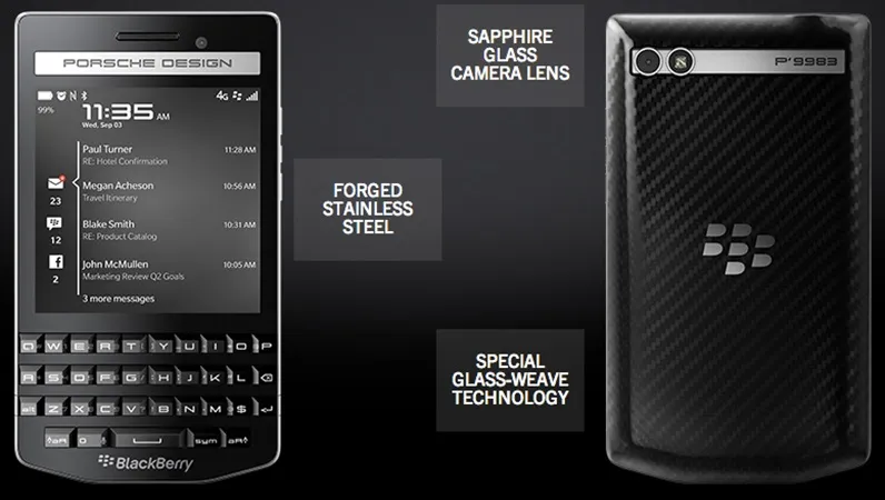 BlackBerry Porsche Design P'9983 photo 2