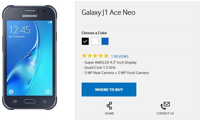 Samsung Galaxy J1 Ace photo 5