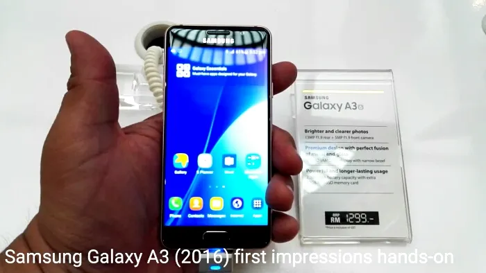 Samsung Galaxy A3 (2016) photo 4